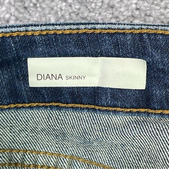 Kut From The Kloth Diana Jeans Women’s 2 Blue Skinny Low Rise Distressed Denim - Picture 7 of 11